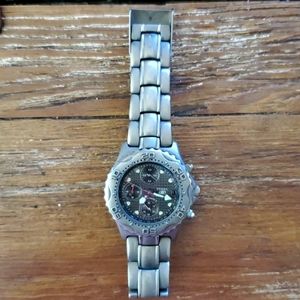 Men's Titanium Fossil Blue Series Watch